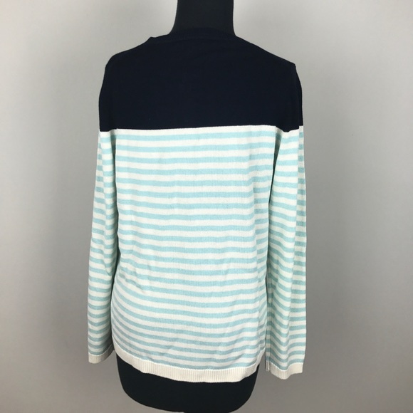 NWOT TALBOTS  long sleeved blue  sweater L Petite - Picture 5 of 7