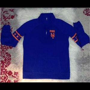 VS PINK "BRING IT HOME" Mets Sweater M