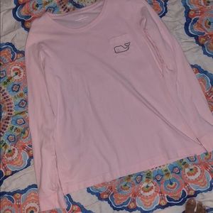 Light Pink Vineyard Vines long sleeve shirt