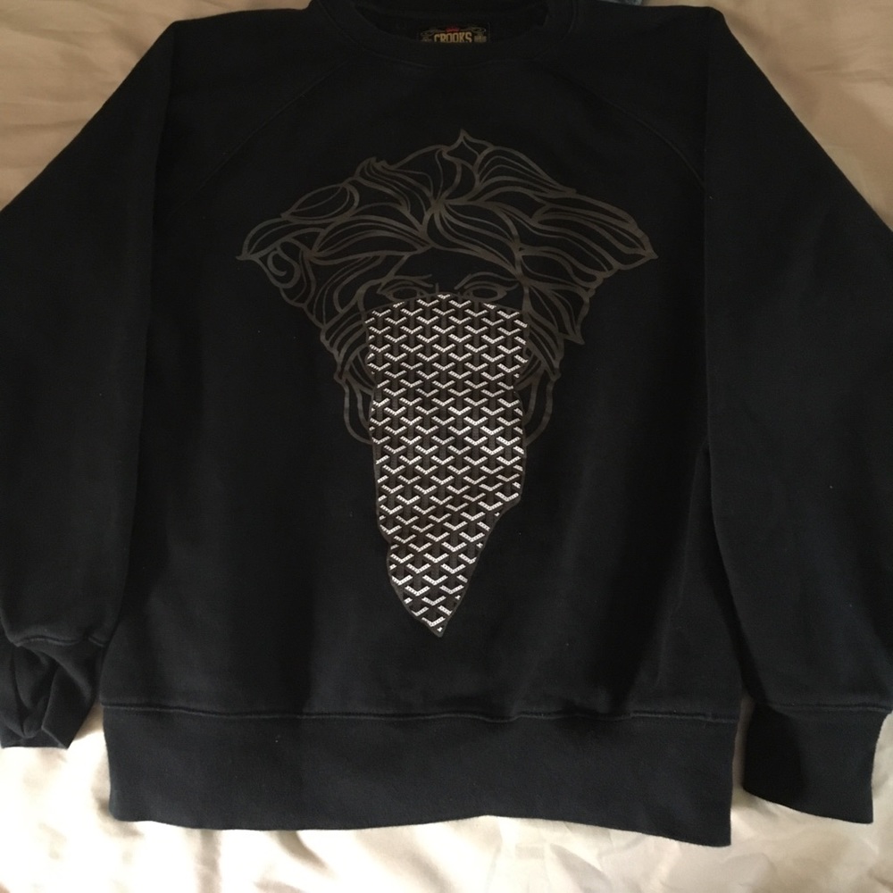 NEW* Crooks and Castles Goyard Crewneck Sweatshirt