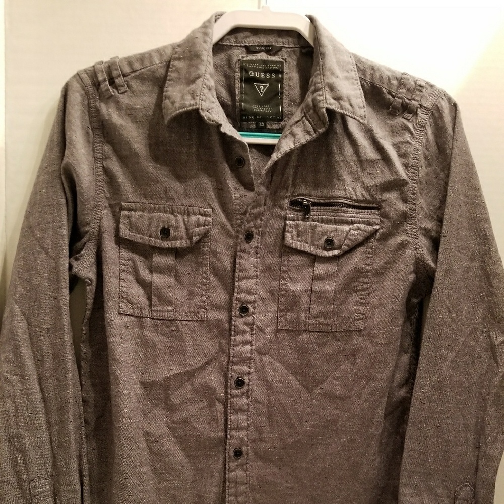 Guess button up shirt