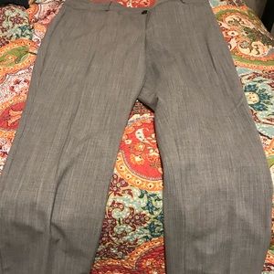 Gray dress pants - Like New, worn twice