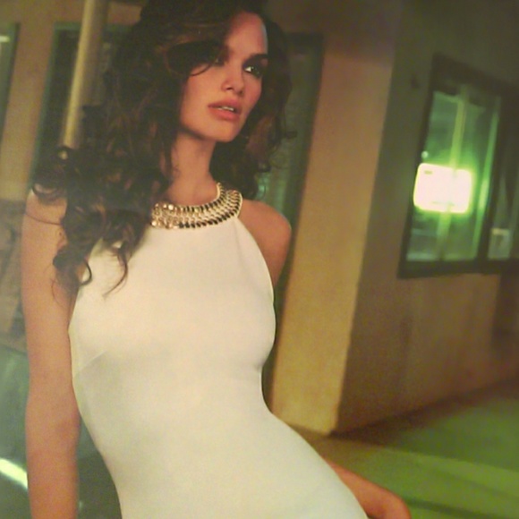 SOLD!!! Bebe Sexy Embellished Dress. Open back. - Picture 2 of 3