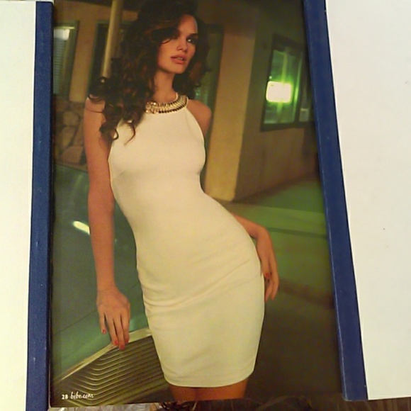 SOLD!!! Bebe Sexy Embellished Dress. Open back. - Picture 3 of 3