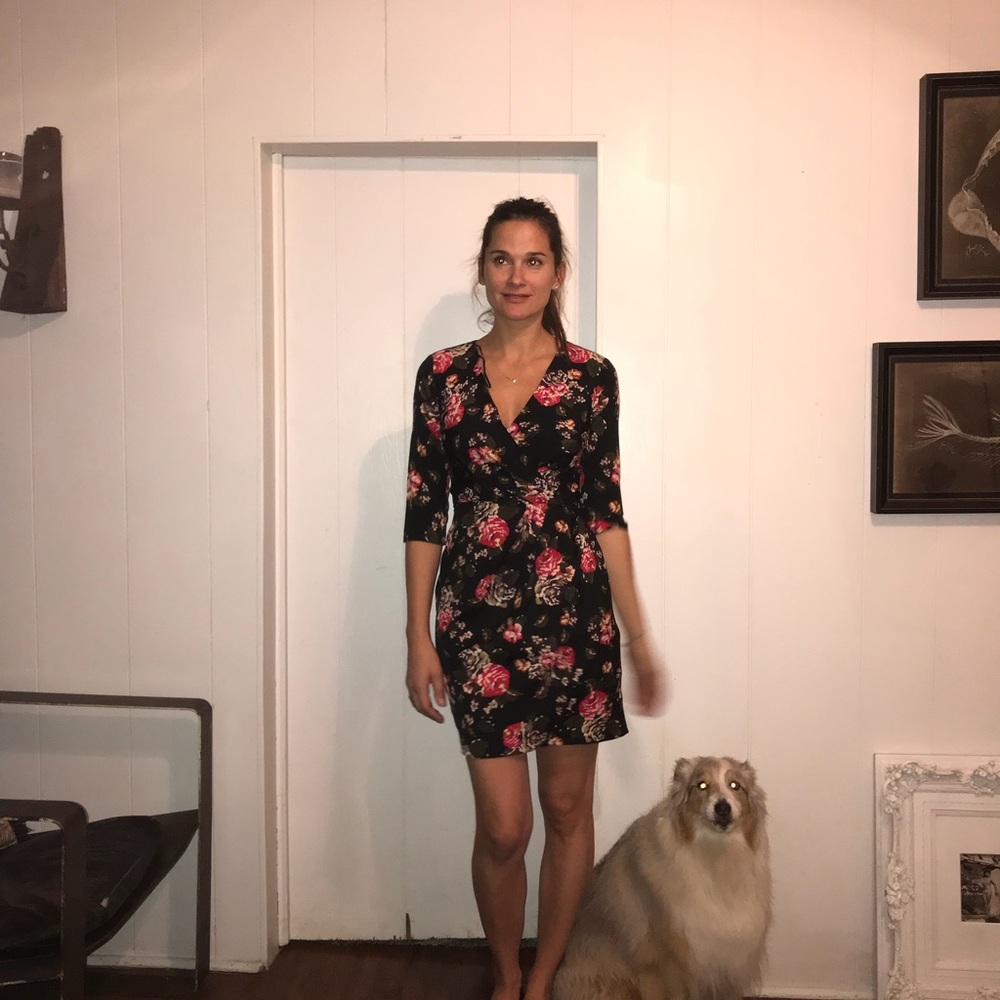 Floral midi dress