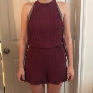 NWT MAROON Romper 🍂FALL🍂