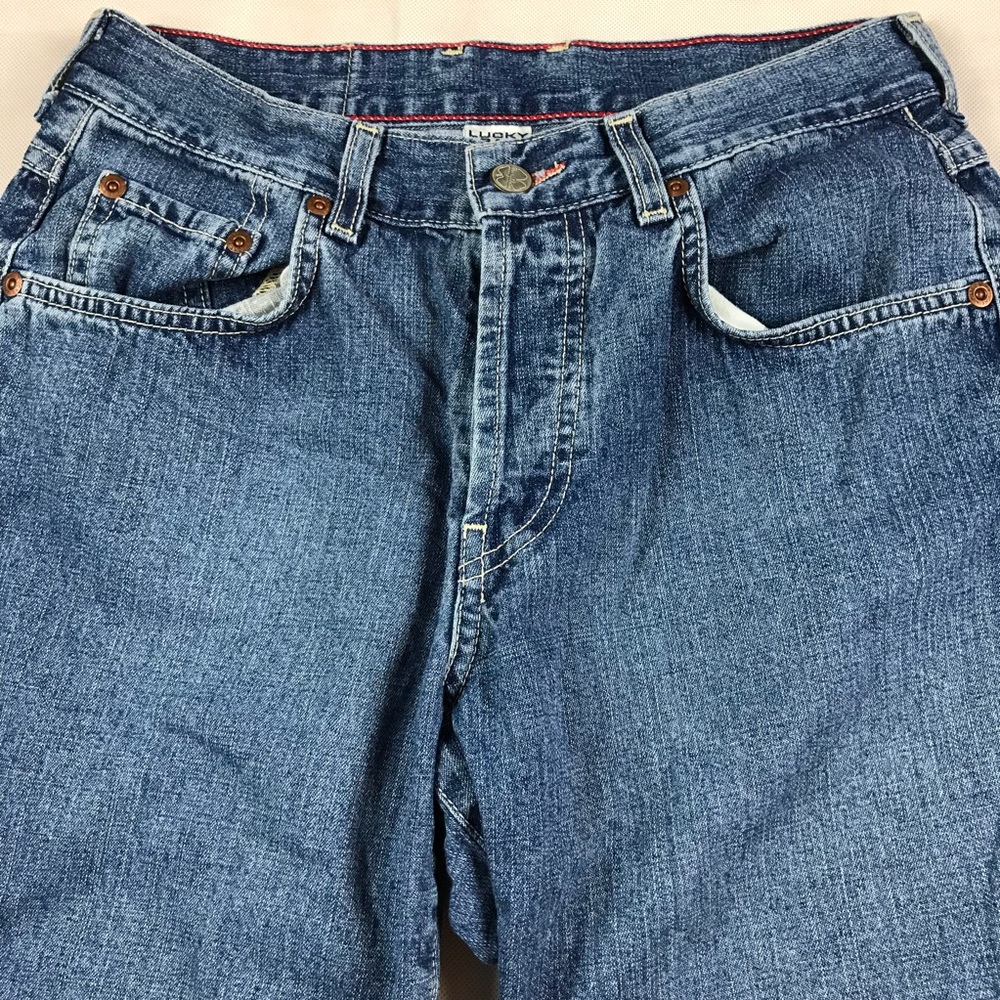 Lucky Brand Lowrise BootLeg Short Inseam Jeans