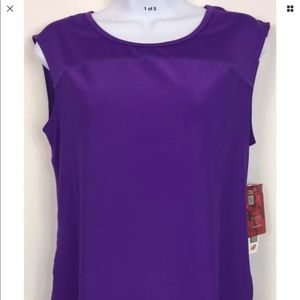 New Balance purple sleeveless top Sz small NWT