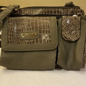 Sharif Studios Snakeskin Leather Wallet Bag