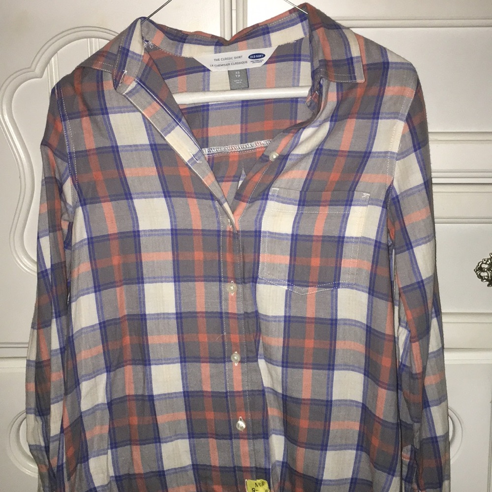 Purple/Pink/grey Long Sleeve Flannel