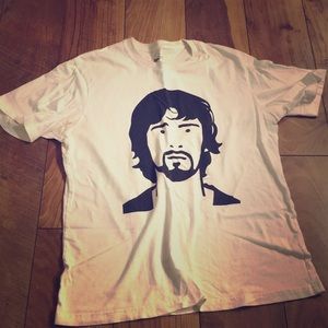 White Uniqlo T shirt with graphic