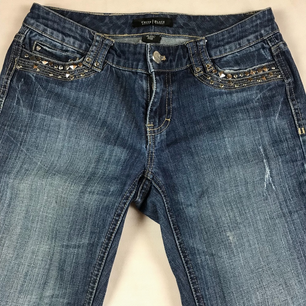 WHBM Blanc Jean Share Joy Straight Leg Stones 00R