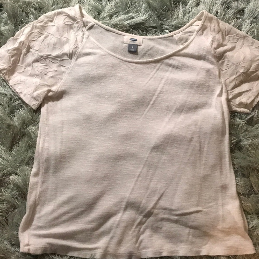 White old navy blouse