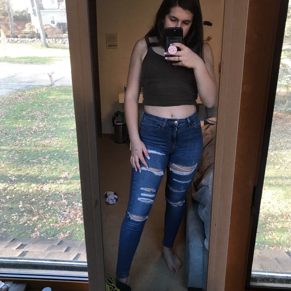 Ripped Jamie Style Jeans size 27”