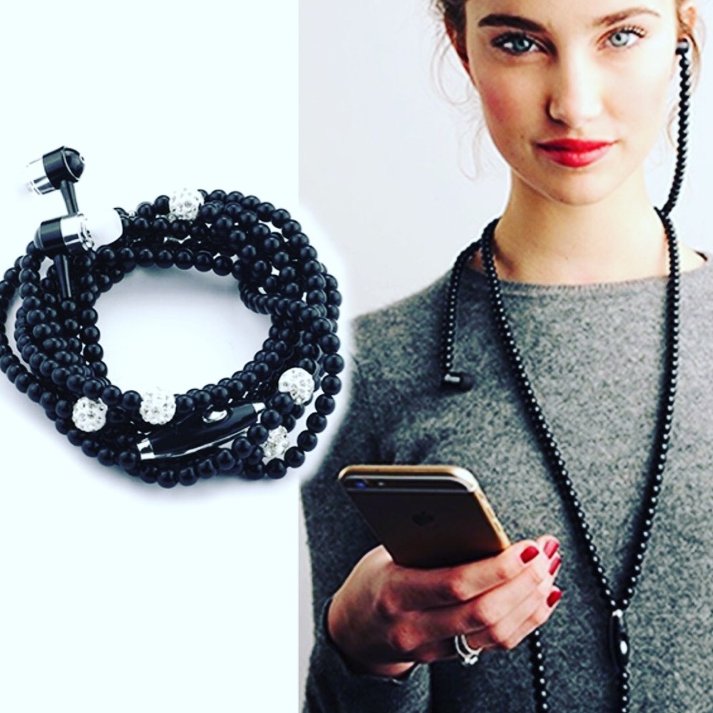 Jewel Headphone Necklace