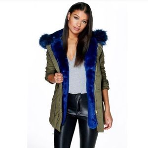 Maria Faux Fur Trim Parka