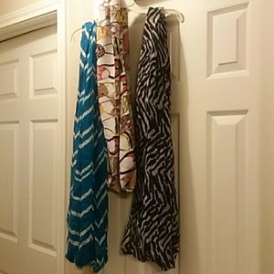 All 3 Infinity scarves