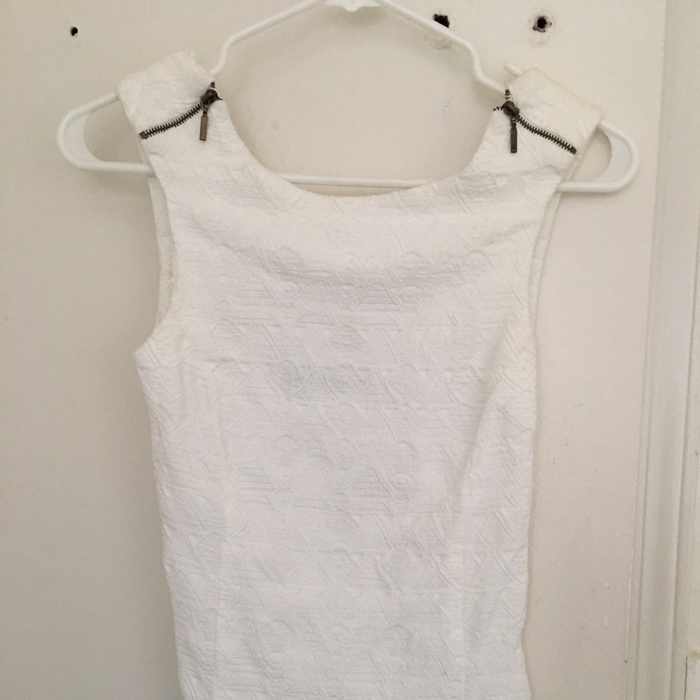 Zara backless fitted top