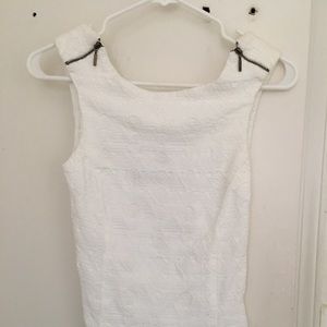 Zara backless fitted top