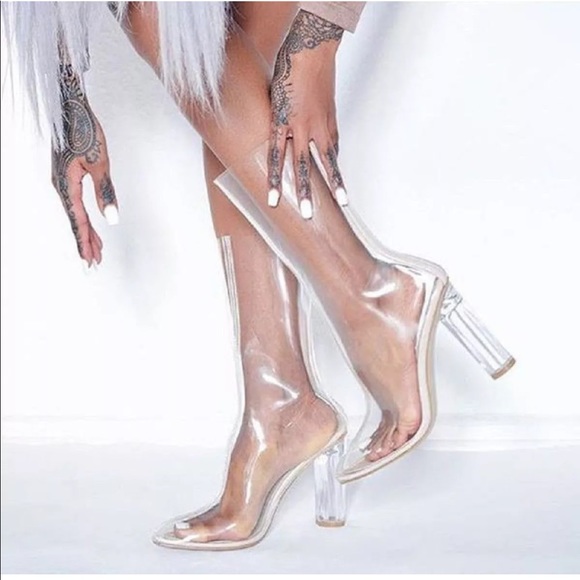 Loud & Clear Perspex Boots - Picture 4 of 5