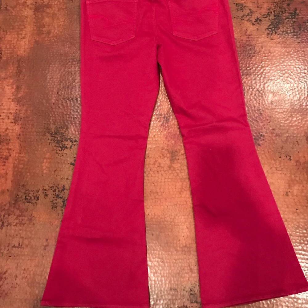 American eagle red artist flares