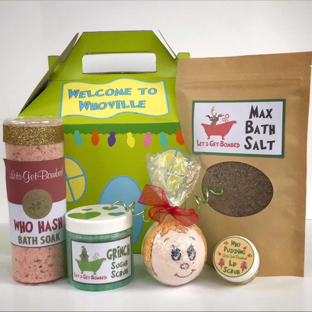 Whoville Bath Set - Grinch Christmas Gift Set!