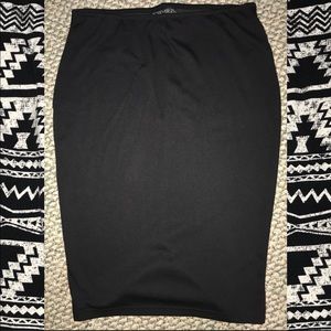 Black pencil skirt, never worn.