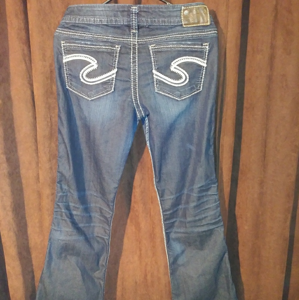 Silver jeans