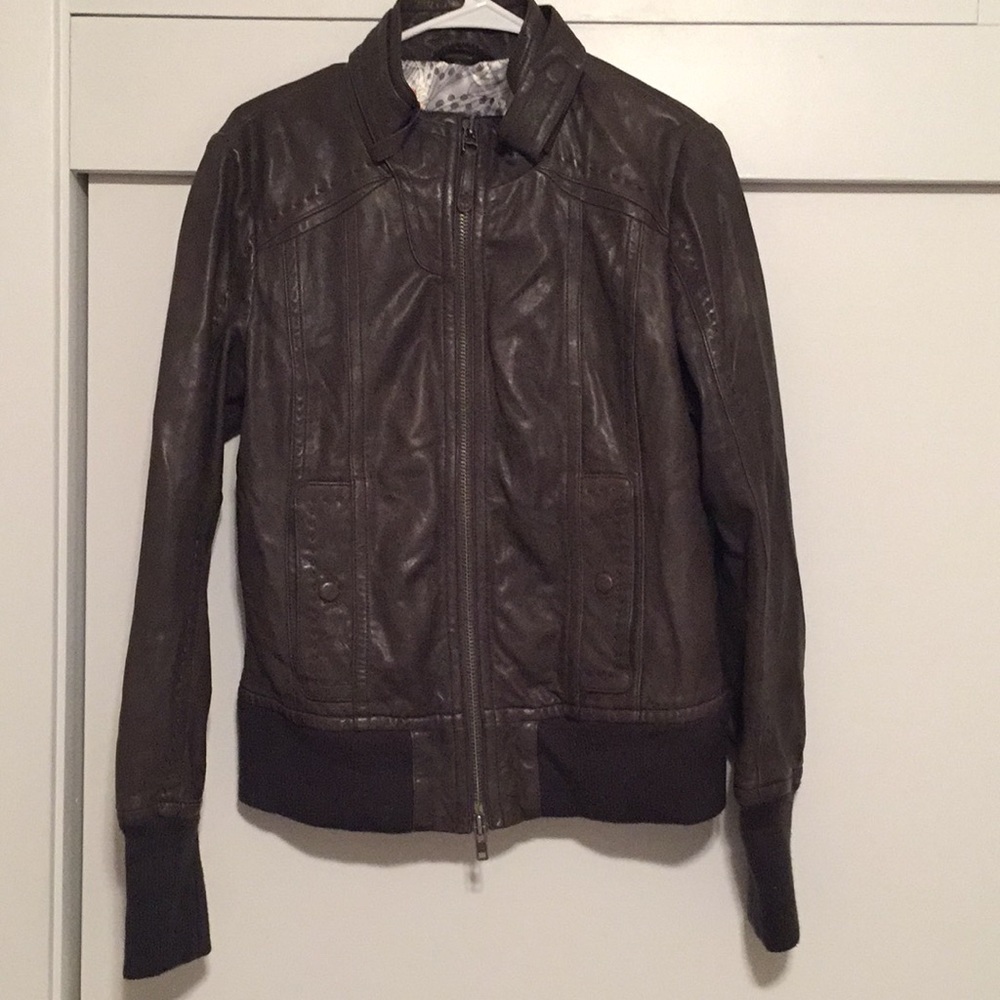 Mackage for Aritzia Genuine Leather Jacket Sz L