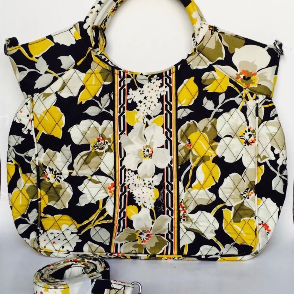 NEW VERA BRADLEY Dogwood Floral Two Way Tote Bag - Picture 4 of 4