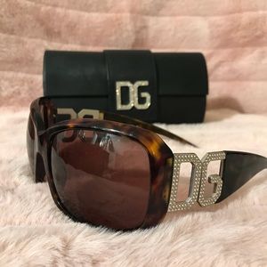 Dolce & Gabbana Rhinestone Sunglasses
