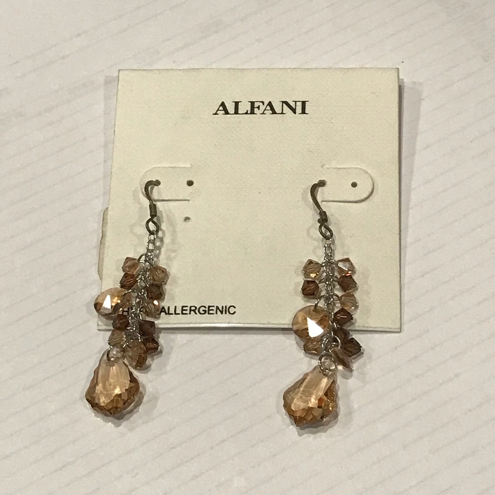 Beautiful brown earrings