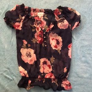 Short sleeve blouse
