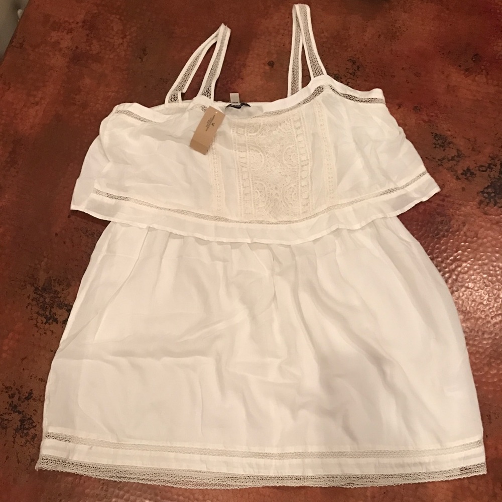 American Eagle Outfitters white sundress.