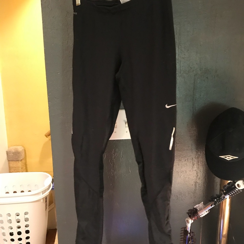 Nike running tights with mesh sz M