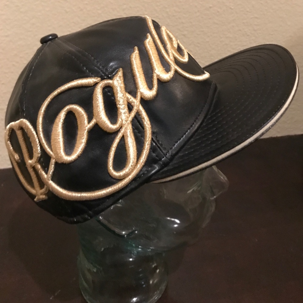 Rogue Status Script Black & Gold Hat