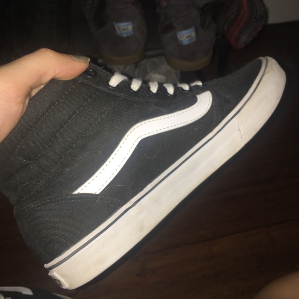 Vans Black & White Shoes