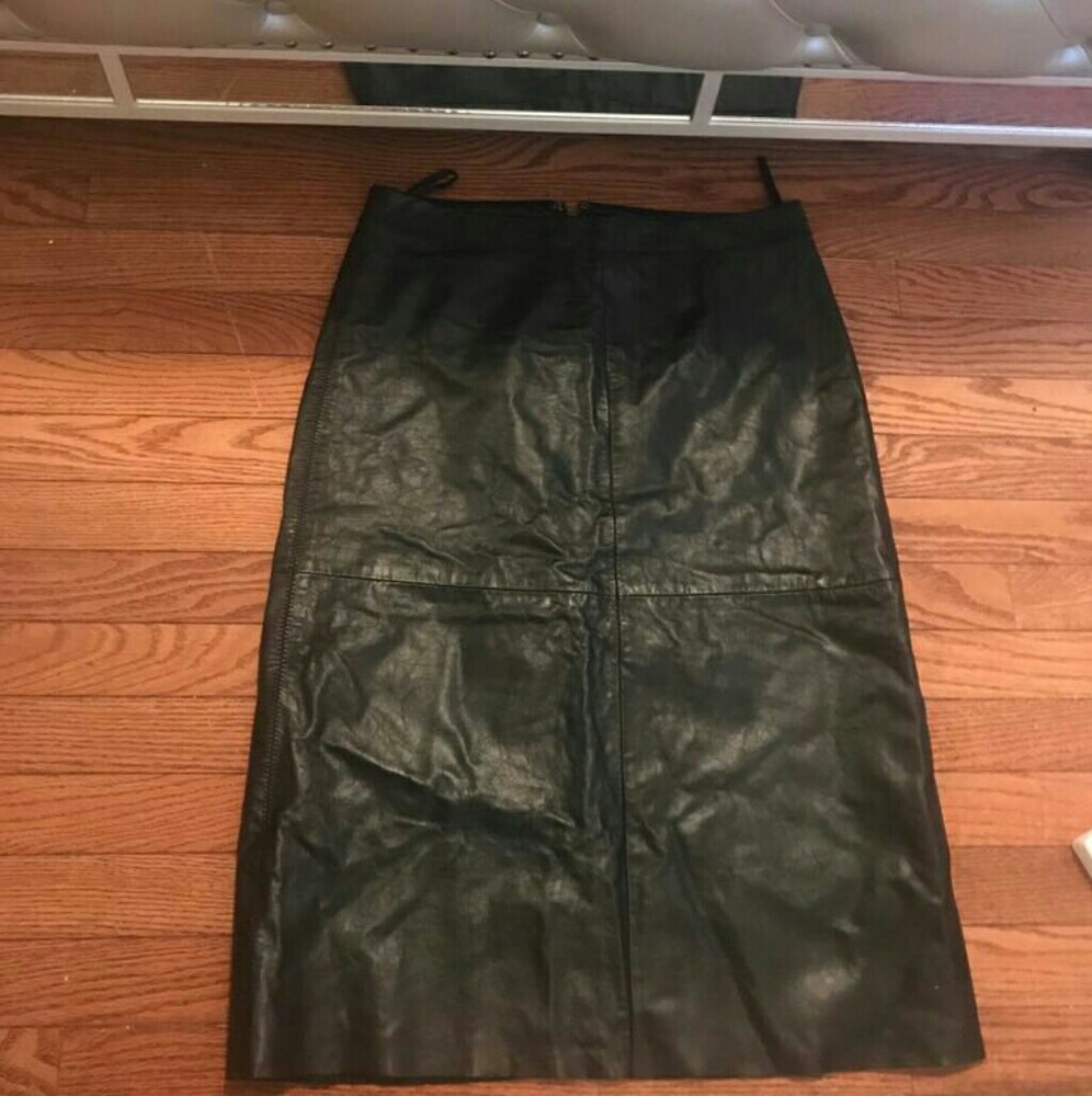 Vintage Leather Gap Skirt