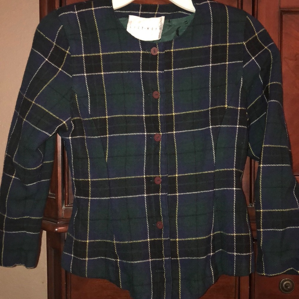 Plaid blazer