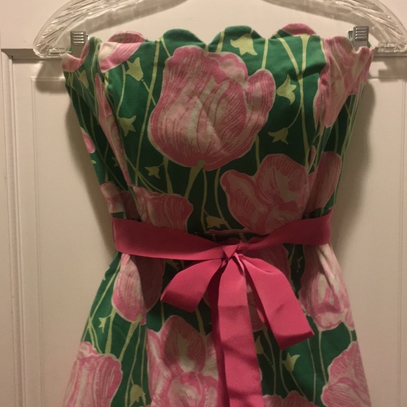 Lilly Pulitzer dress.. Size 6. Pink & Green. - Picture 5 of 5