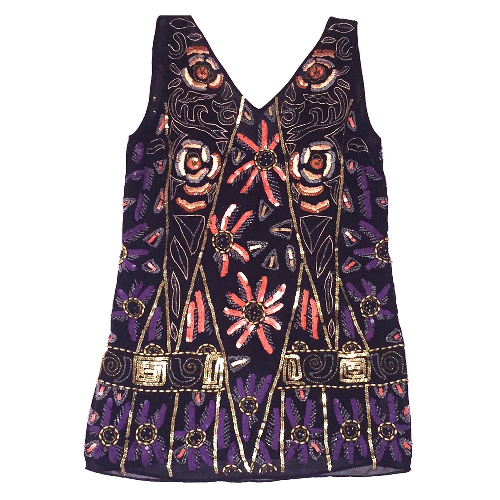 Free People-Beaded Dress- XS