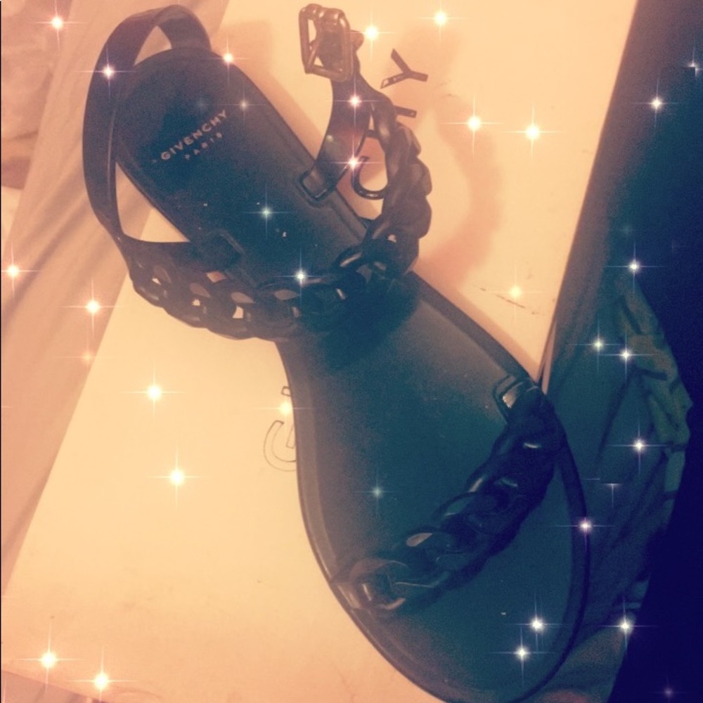 Givenchy jelly sandals , only wore a few times