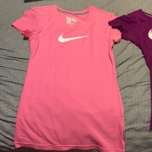Women’s Dri-Fit pink Nike shirt