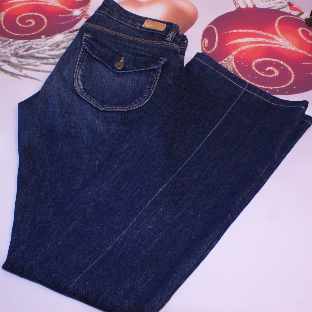 Paige jeans, Bronson Flare Size 27, Distressed