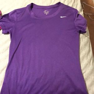 Women’s purple Dri-fit Nike shirt