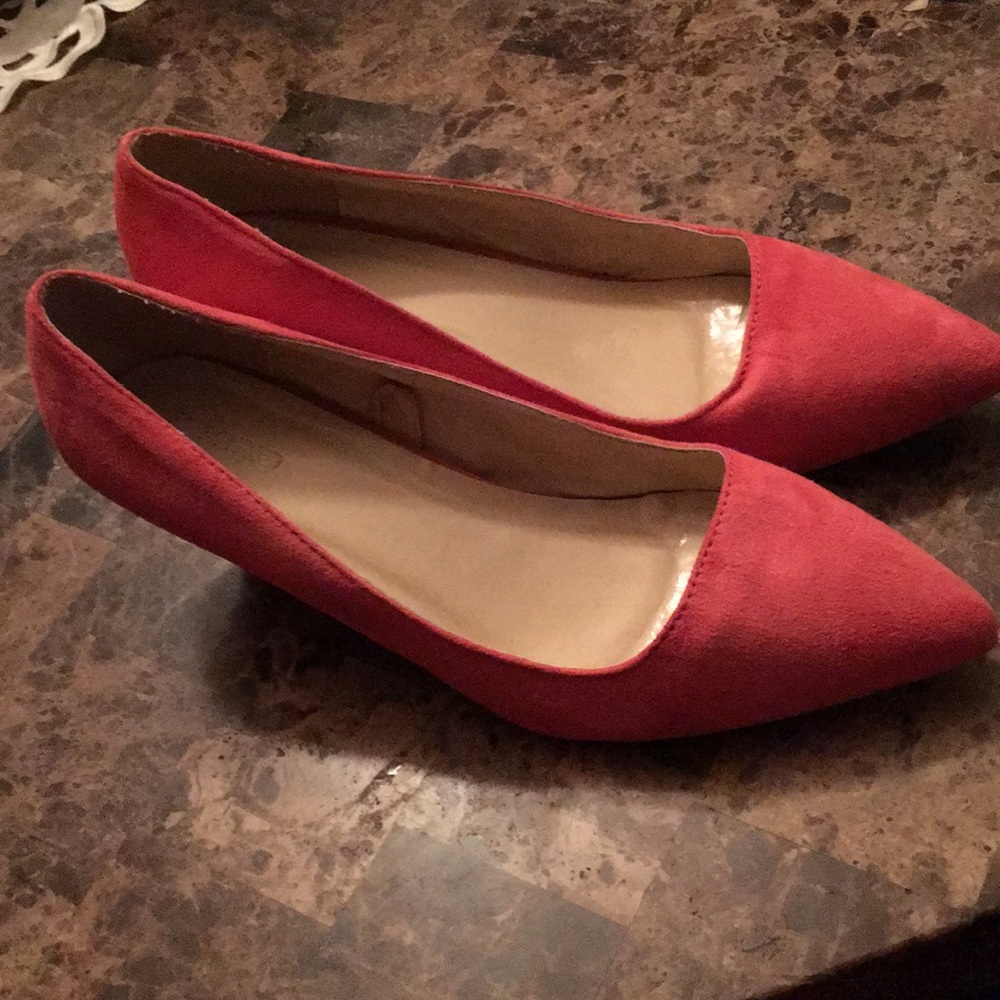 Torrid: Small Coral Suede Heels