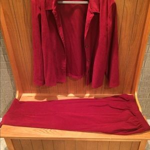 Briggs Burgandy Jacket and Pants