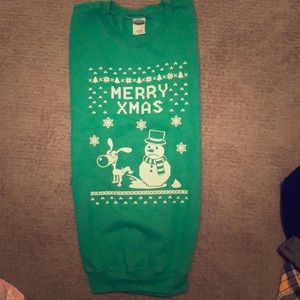 “Ugly” Green Christmas sweatshirt !!!
