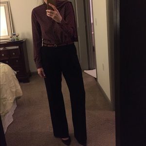 J. Crew Collection Wide Leg Trousers