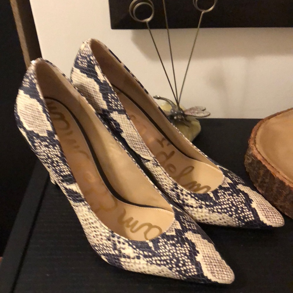 Sam Edelman never worn leopard heels.